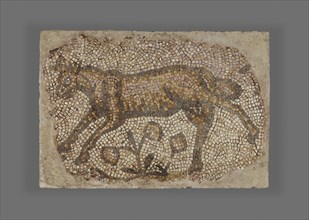 Mosaic Fragment of Bull; Syria; 5th - 6th century; Mosaic; 75 × 109.2 cm, 29 1,2 × 43 in