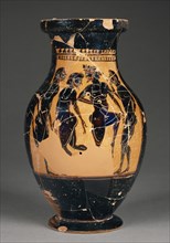 Attic Black-Figure Oinochoe; Akin to Leagros Group, Greek, Attic, active 525 - 500 B.C., Athens, Greece; about 510 B.C