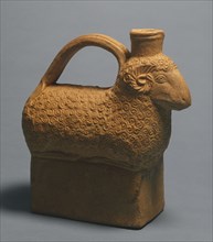 Vase in the Shape of a Ram; Roman Empire; 2nd century; Terracotta; 11 × 17 cm, 4 5,16 × 6 11,16 in