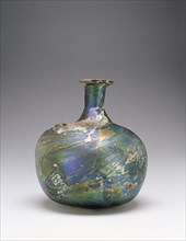 Bottle; Middle East; 9th century; Glass; 15.3 cm, 6 in