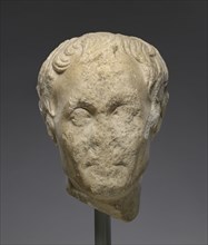 Portrait Head of Caesar; late 1st century B.C. - early 1st century A.D; Marble; 27 cm, 10 5,8 in