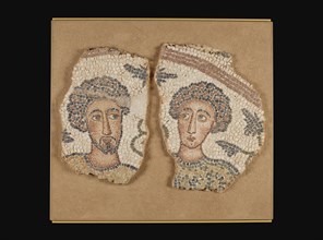 Mosaic Fragments, 2, Eastern Mediterranean, ?, 5th century; Stone and concrete; 48 × 68 cm, 18 7,8 × 26 3,4 in