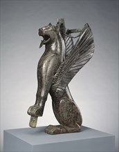 Winged Feline; Tartessos, Spain; 700 - 575 B.C; Bronze; 61 × 19.4 × 33 cm, 24 × 7 5,8 × 13 in