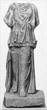 Statuette of a Kore; Greece; 350 - 300 B.C; Marble; 35.6 x 14.6 x 14 cm, 14 x 5 3,4 x 5 1,2 in