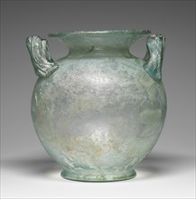 Cinerary Urn; Roman Empire; 1st - 2nd century; Glass; 26 × 25 cm, 10 1,4 × 9 13,16 in