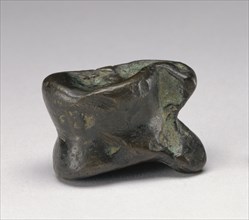 Knucklebone; Greece, ?, 2nd - 1st century B.C; Bronze; 1.9 x 4.5 x 1.9 cm, 3,4 x 1 3,4 x 3,4 in