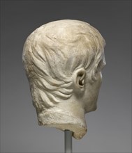 Portrait Head; Roman Empire; early 1st century; Marble; 31 cm, 12 3,16 in