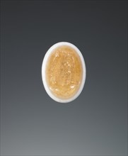 Engraved Gem; 1st century; Banded agate, light brown,white,gray,brown,gray; 1.5 × 1.1 × 0.6 cm, 9,16 × 7,16 × 1,4 in