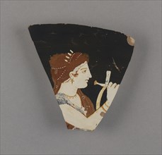 Fragment of a Bell Krater; Konnakis Painter, Greek, Gnathia, active about 375 - 350 B.C., Gnathia, South Italy; about 350 B.C