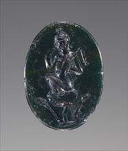 Engraved Gem; Roman Empire; 2nd - 4th century; Bloodstone; 1.7 x 1.2 cm, 11,16 x 1,2 in