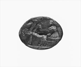 Ring; Greece; late 5th century B.C; Bronze; 2.3 × 1.8 cm, 15,16 × 11,16 in