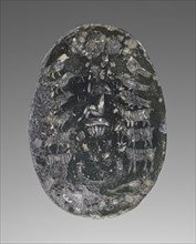 Engraved Gem; 1st - 4th century; Bronze Bezel; 4 x 2.8 x 0.3 cm, 1 9,16 x 1 1,8 x 1,8 in