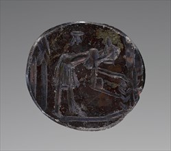 Engraved Gem; Roman Empire; 1st - 4th century; Jasper Ringstone; 1.5 x 1.4 cm, 5,8 x 9,16 in