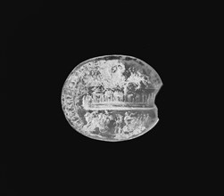 Engraved Gem; Roman Empire; 1st century A.D; Carnelian; 1.6 × 1.4 × 0.2 cm, 5,8 × 9,16 × 1,16 in