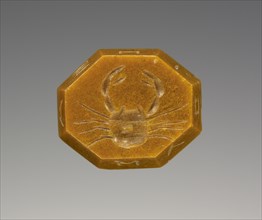 Engraved Gem; Afghanistan; 2nd - 4th century; Jasper, yellow; 0.9 x 1 x 0.4 cm, 5,16 x 3,8 x 1,8 in