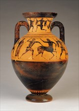 Black-Figure Neck Amphora; Attributed to Affecter, Greek, Attic, about 540 - 520 B.C., Affecter, Greek, Attic, about 540