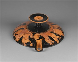 Wine Cup with Flirtation Scene; Briseis Painter, Greek, Attic, active 510 - 470 B.C., and Brygos, Greek, Attic