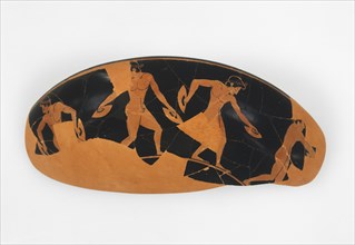 Attic Red-Figure Cup Fragment; Wider Circle of Nikosthenes Painter, Greek, Attic, active Athens, Greece 510 - 500 B.C., Athens