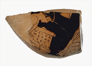 Boy Reading a Scroll; Akestorides Painter, Greek, Attic, active about 470 - 450 B.C., Athens, Greece; about 470 - 450 B.C