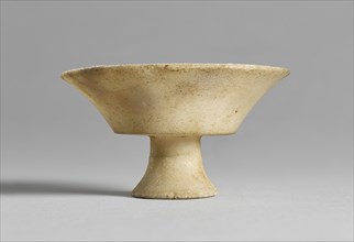 Cup with a Stemmed Foot; Cyclades, Greece; 2700 - 2200 B.C; Marble; 6.5 × 10.8 cm, 2 9,16 × 4 1,4 in