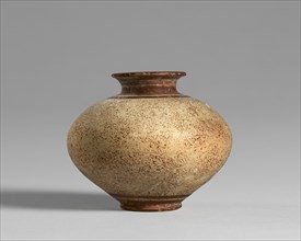 Jar Speckled Like an Ostrich Egg; Crete, Greece; 1450 - 1400 B.C; Terracotta; 10.2 × 8.6 cm, 4 × 3 3,8 in
