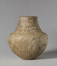 Collared Jar with Spiral Designs; Cyclades, Greece; 3000 - 2800 B.C; Terracotta; 14.9 × 14.6 cm, 5 7,8 × 5 3,4 in