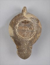 Lamp; North Africa, Tunisia; 2nd - 3rd century; Terracotta; 10.7 x 4.8 x 6.9 cm, 4 3,16 x 1 7,8 x 2 11,16 in