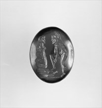 Engraved Gem; Italy; 1st century B.C; Carnelian; 1.3 × 1 × 0.5 cm, 1,2 × 3,8 × 3,16 in