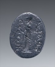 Engraved Gem; Italy; 2nd century; Haemetite; 1.5 x 1.2 cm, 9,16 x 7,16 in