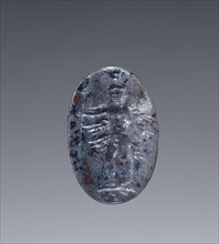 Engraved Gem; Italy; 2nd century; Banded Agate; 1.1 x 0.7 x 0.2 cm, 7,16 x 1,4 x 1,16 in