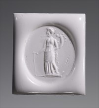 Engraved Gem; Europe; 20th century?; Carnelian; 1.3 x 1.5 cm, 1,2 x 9,16 in