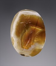 Engraved Gem Scaevola; Europe; 1750 - 1850; Agate; 2.8 x 3.8 cm, 1 1,8 x 1 1,2 in