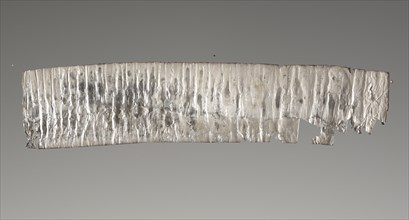 Lamella; Roman Empire; 3rd century; Silver; 4 x 18 cm, 1 9,16 x 7 1,16 in