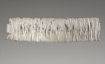 Lamella; Roman Empire; 3rd century; Silver; 4.2 x 16 cm, 1 5,8 x 6 5,16 in