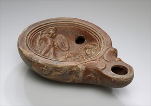 Lamp, Anatolia; 1st - 4th century; Terracotta; 3 x 8 x 11.2 cm, 1 3,16 x 3 1,8 x 4 7,16 in
