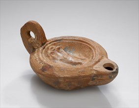 Lamp, Asia Minor; 1st - 4th century; Terracotta; 2.7 x 6.3 x 9 cm, 1 1,16 x 2 1,2 x 3 9,16 in