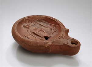 Lamp, Anatolia; 1st - 4th century; Terracotta; 2.6 x 7.5 x 10 cm, 1 x 2 15,16 x 3 15,16 in