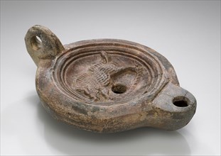 Lamp, Asia Minor; 1st - 4th century; Terracotta; 2.5 x 8.4 x 11.5 cm, 1 x 3 5,16 x 4 1,2 in