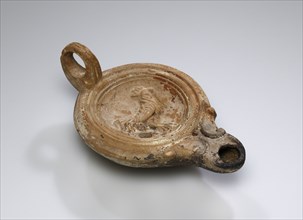Lamp, Asia Minor; 1st - 4th century; Terracotta; 2.6 x 7.4 x 11.7 cm, 1 x 2 15,16 x 4 5,8 in