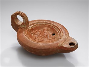 Lamp, Asia Minor; 1st - 4th century; Terracotta; 2.7 x 7 x 10 cm, 1 1,16 x 2 3,4 x 3 15,16 in