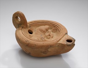 Lamp, Asia Minor; 1st - 4th century; Terracotta; 3 x 6.8 x 9.5 cm, 1 3,16 x 2 11,16 x 3 3,4 in
