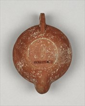 Lamp, Anatolia; 1st - 4th century; Terracotta; 2.5 x 8.1 x 11 cm, 1 x 3 3,16 x 4 5,16 in