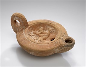 Lamp, South Anatolia, Anatolia; 1st - 4th century; Terracotta; 3 x 7.5 x 10 cm, 1 3,16 x 2 15,16 x 3 15,16 in