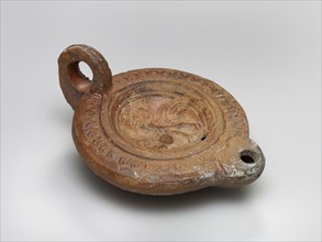 Lamp, Anatolia; 1st - 4th century; Terracotta; 2.6 x 7.2 x 9.5 cm, 1 x 2 13,16 x 3 3,4 in
