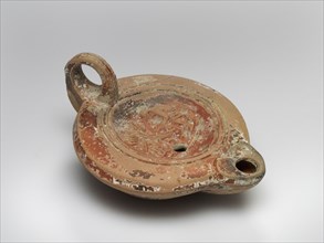 Lamp, Asia Minor; 1st - 4th century; Terracotta; 2.5 x 6.6 x 8.5 cm, 1 x 2 5,8 x 3 3,8 in
