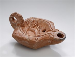 Lamp, South Anatolia, Anatolia; 1st - 4th century; Terracotta; 2.6 x 6.2 x 9.4 cm, 1 x 2 7,16 x 3 11,16 in