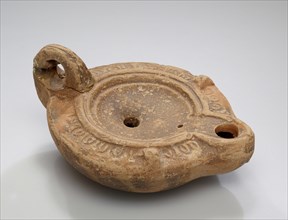 Lamp, Asia Minor; 1st - 4th century; Terracotta; 2.4 x 7.9 x 9.6 cm, 15,16 x 3 1,8 x 3 3,4 in