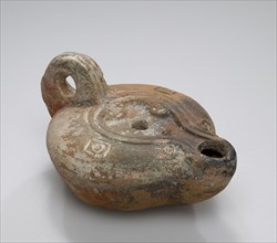 Lamp, South Anatolia, Anatolia; 1st - 4th century; Terracotta; 2.4 x 5.1 x 7.2 cm, 15,16 x 2 x 2 13,16 in