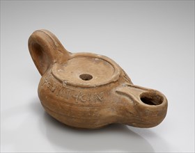 Lamp, Asia Minor; 1st - 4th century; Terracotta; 3.2 x 6.6 x 11.5 cm, 1 1,4 x 2 5,8 x 4 1,2 in