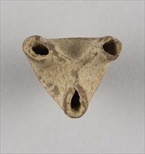 Lamp, Punic, ?, North Africa; 5th century B.C; Terracotta; 3.6 x 3.9 x 4 cm, 1 7,16 x 1 9,16 x 1 9,16 in